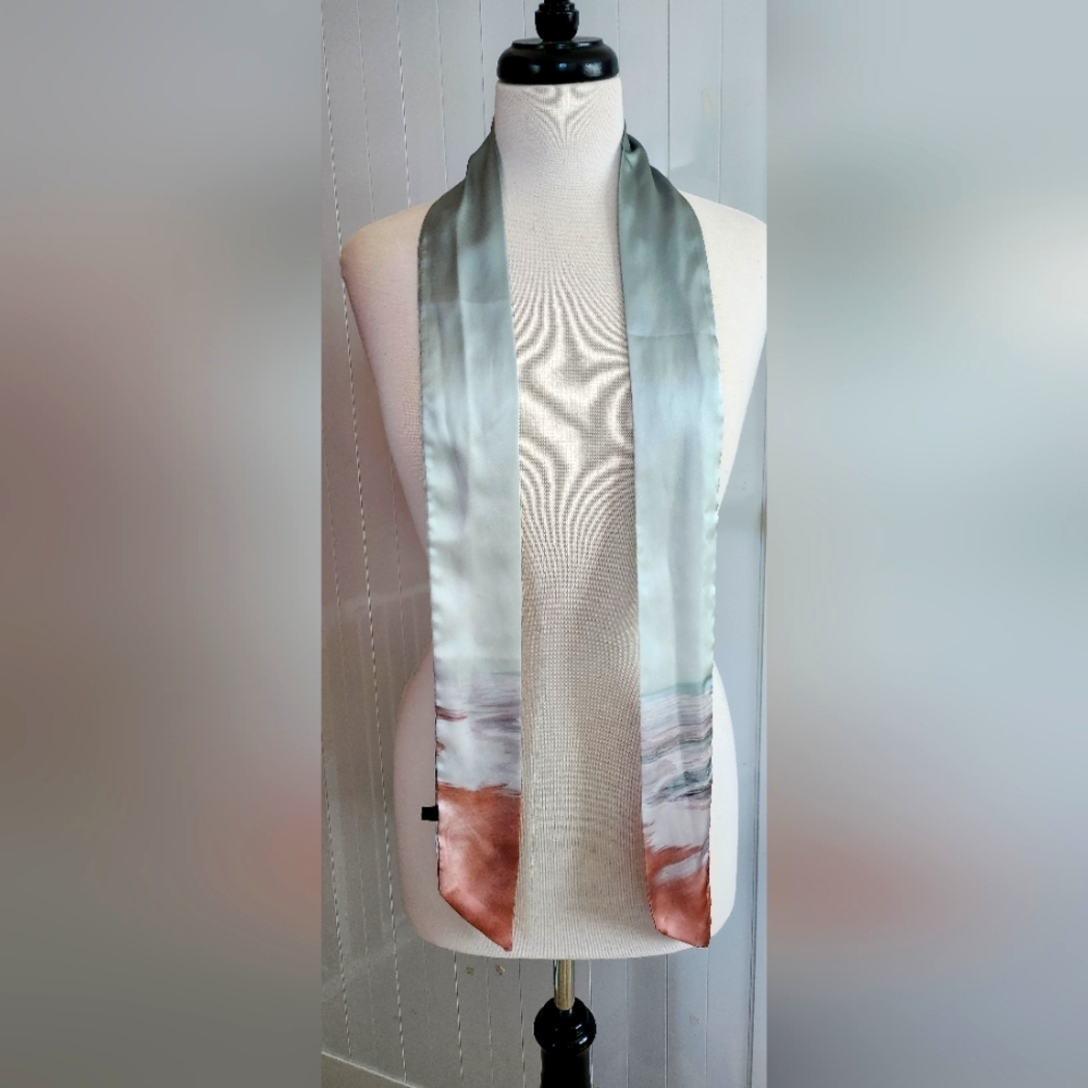 Scarf from shein. Color blue.